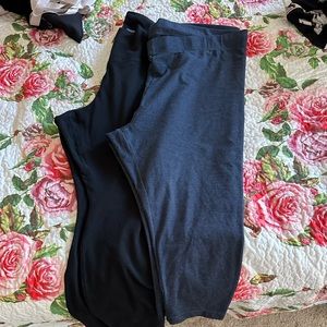Two pairs of leggings 3x